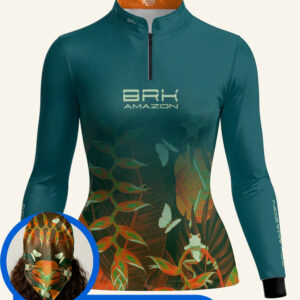 Camisa Feminina Brk Amazon Folhas com Proteção UV50