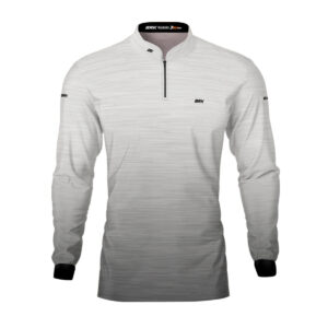 Camisa de Pesca Brk Mescla Branca com Proteção Solar UV50+