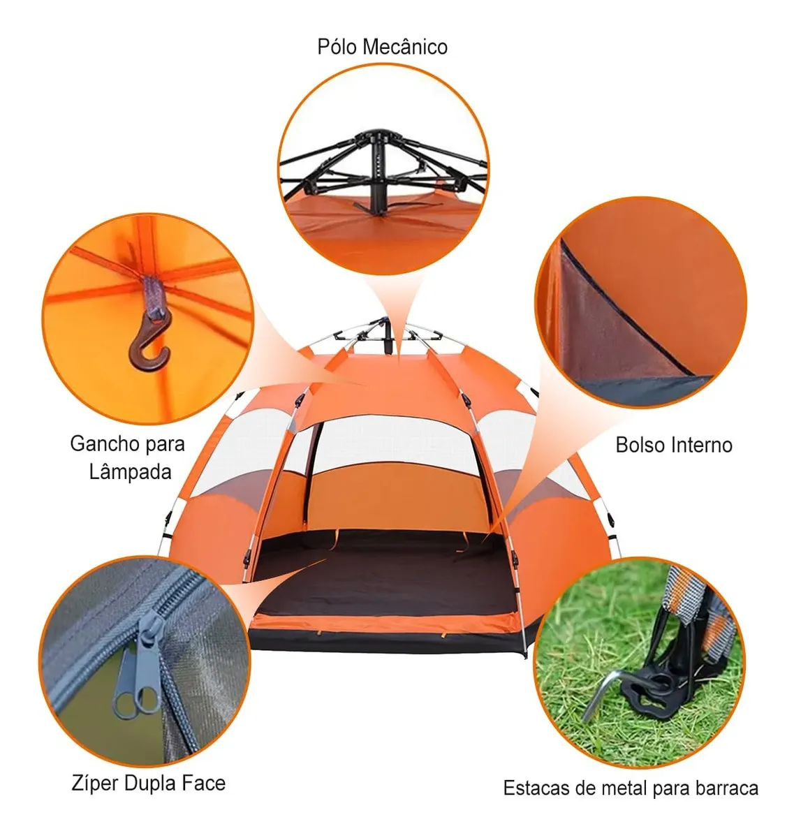 Barraca Hexagonal Joyfox - Imagem 2