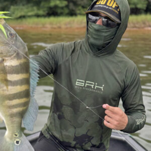 Camisa FusionX Brk Fishing Verde Marmore com Proteção UV50+