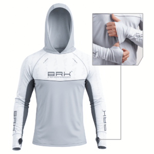 Camisa de Pesca Brk com Capuz Hybrid Maori Vicking com Proteção Solar UV50+