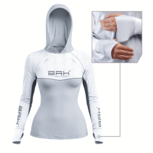 Camisa de Pesca Feminina Brk com Capuz Hybrid Maori Vicking com Proteção Solar UV50+
