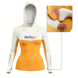 Camisa de Pesca Feminina Brk com Capuz Hybrid Off Lure com Proteção Solar UV50+