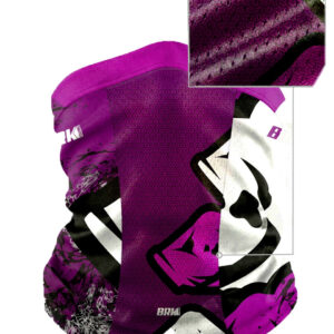 Bandana BlackMask Brk Roxo com Peixes com Proteção UV50+