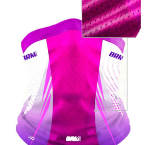 Bandana Balaclava Tubeneck Brk Roxa e Branca com Proteção UV50+