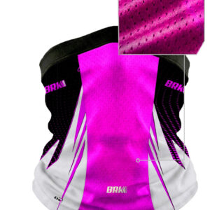 Bandana BlackMask Brk Roxo e Branco com Proteção UV50+