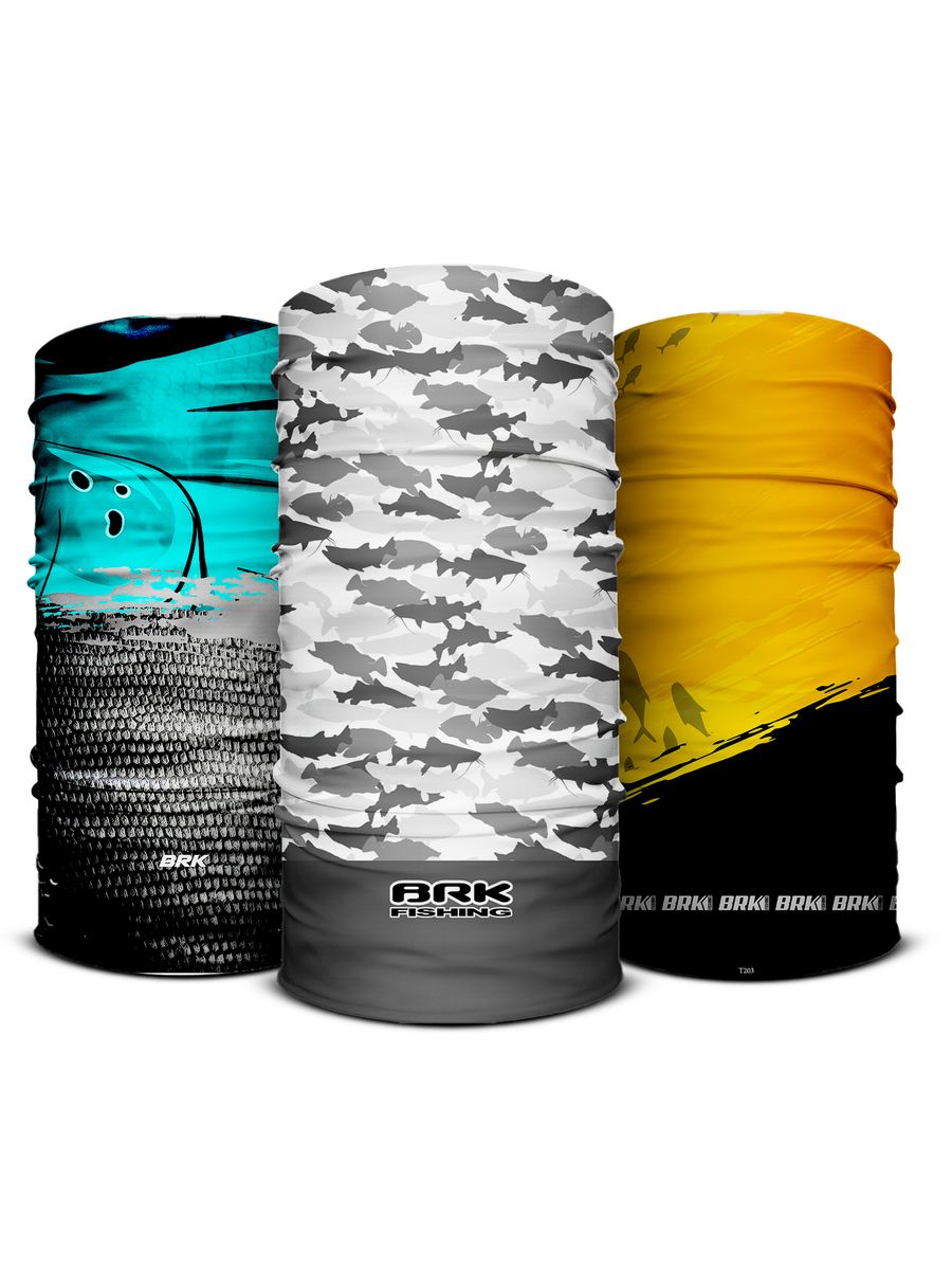 Bandana Tubeneck Brk UV50 Peixe Camuflado Coleção Peixes - Imagem 7