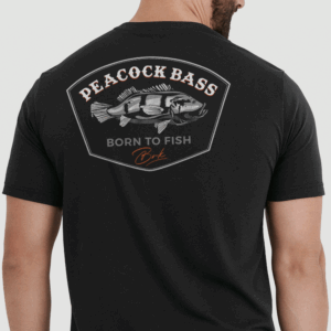 Camiseta de Pesca Brk Fishing Tucunaré Selvagem com Algodão Premium