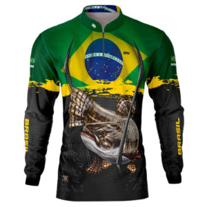 Camisa Brk Traíra Brasil Proteção Solar UV50+