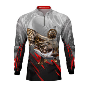 Camisa de Pesca Brk Traíra Cinza com Proteção UV50+