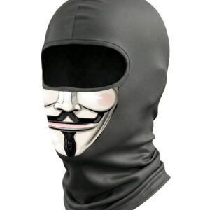 Bandana Balaclava Brk Guy Fawkes Anônimo com Proteção UV50+