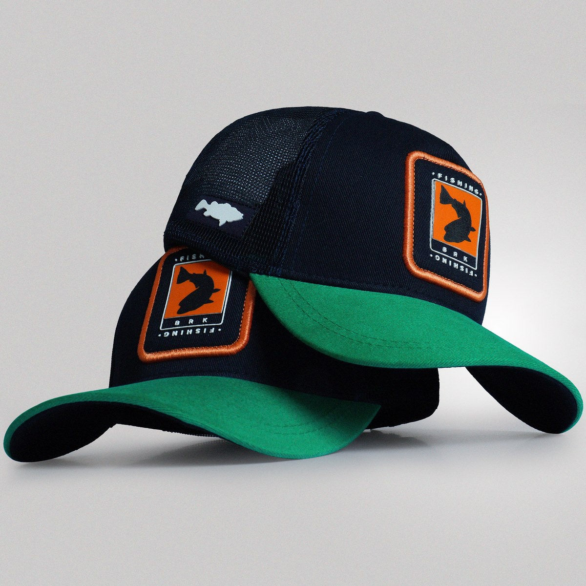 Design exclusivo do boné BRK Fishing