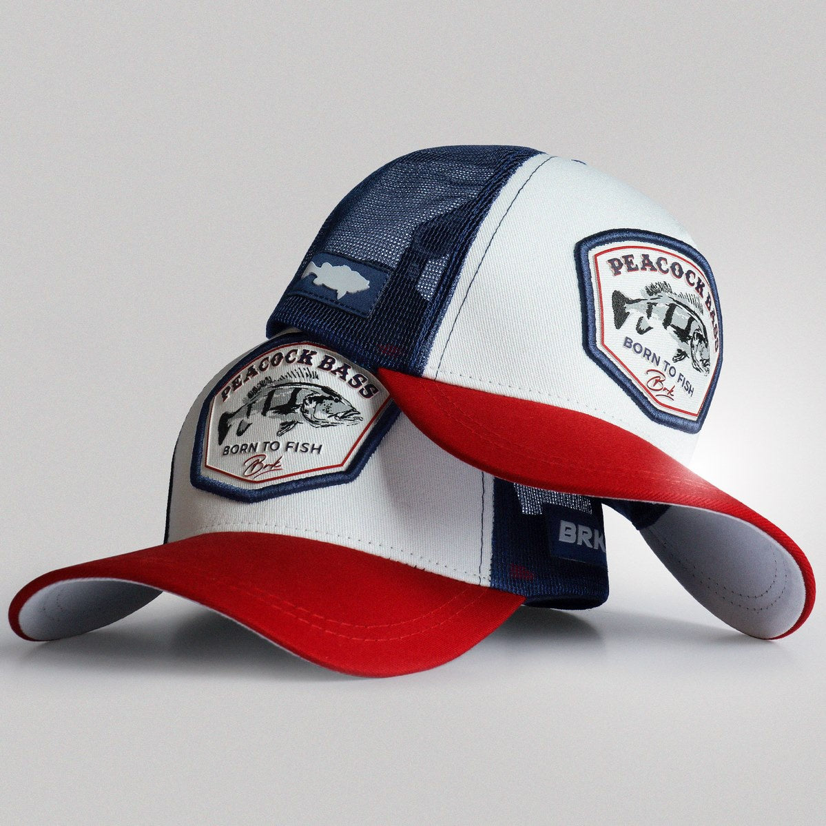 Design exclusivo do boné BRK Fishing