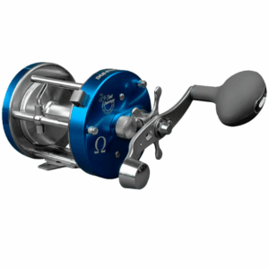 Carretilha Omega 80 Azul Esquerda - Albatroz Fishing