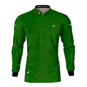 Camisa de Pesca Brk Mescla Verde Claro com Proteção Solar UV50+