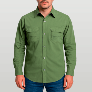 Camisa de Botão Brk Verde Aventura com Proteção UV50+