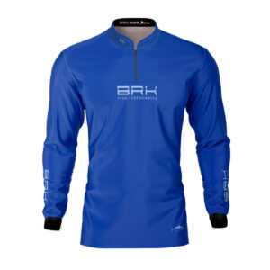 Camisa de Pesca Brk Atum Mapa Náutico Azul com Proteção Solar UV50+