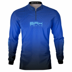 Camisa de Pesca BRK Azul Ocean com Proteção UV50+
