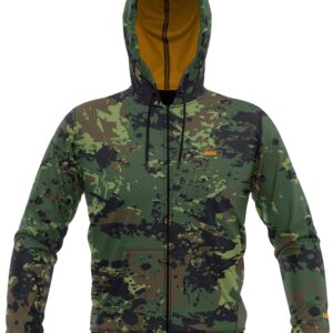 Moletom Blusa com Capuz e Bolso Brk Camuflada
