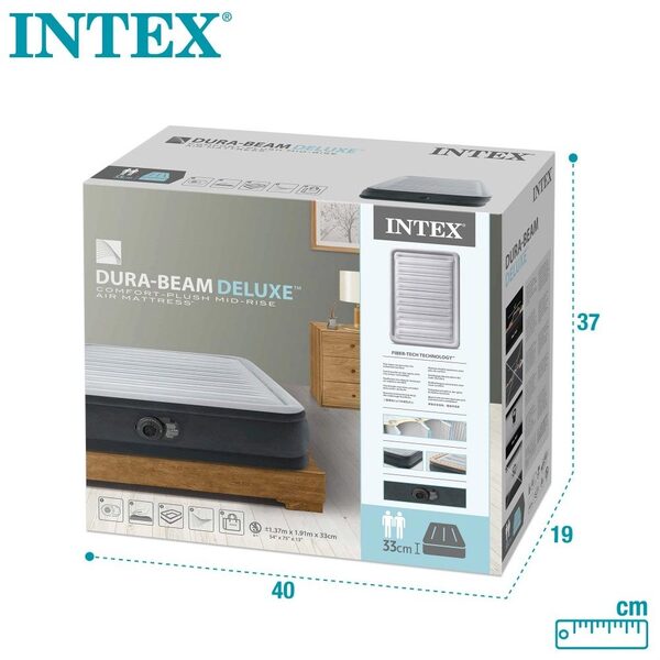 Cama Colchão Inflável Casal Com Bomba Elétrica Interna - Imagem 5