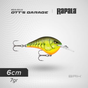 Isca Artificial Rapala OTT'S Garage OG SLIM Meia-Água