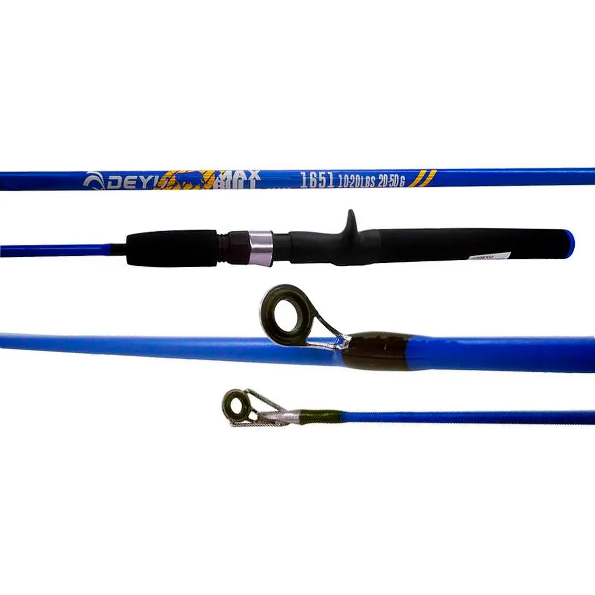 Vara de Pesca Deyu Max Bull MB-SFS1801M 20lbs 1,80m | Azul - Carretilha (Inteiriça) - Imagem 3