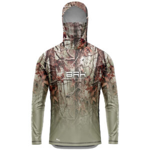 Camisa FusionX Brk Hunter Real Tree Camuflado com Capuz e Proteção UV50+
