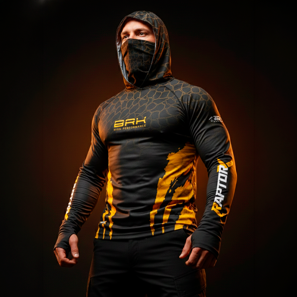 Camisa Fusion Brk Fishing RaptorX com Proteção UV50+