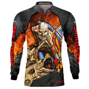 Camisa de Pesca Traíra Eddie Iron Maiden Limited com UV50+
