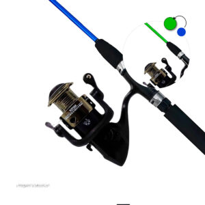 Kit Vara de Pesca 10-30lbs (14Kg) 6'0" (1,80m) - Molinete (2 Partes) + Molinete BK 2000