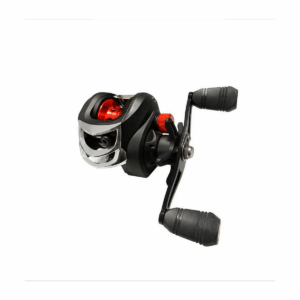 Carretilha Deyu Manivela Esquerda LK201 - Cor:Vermelho