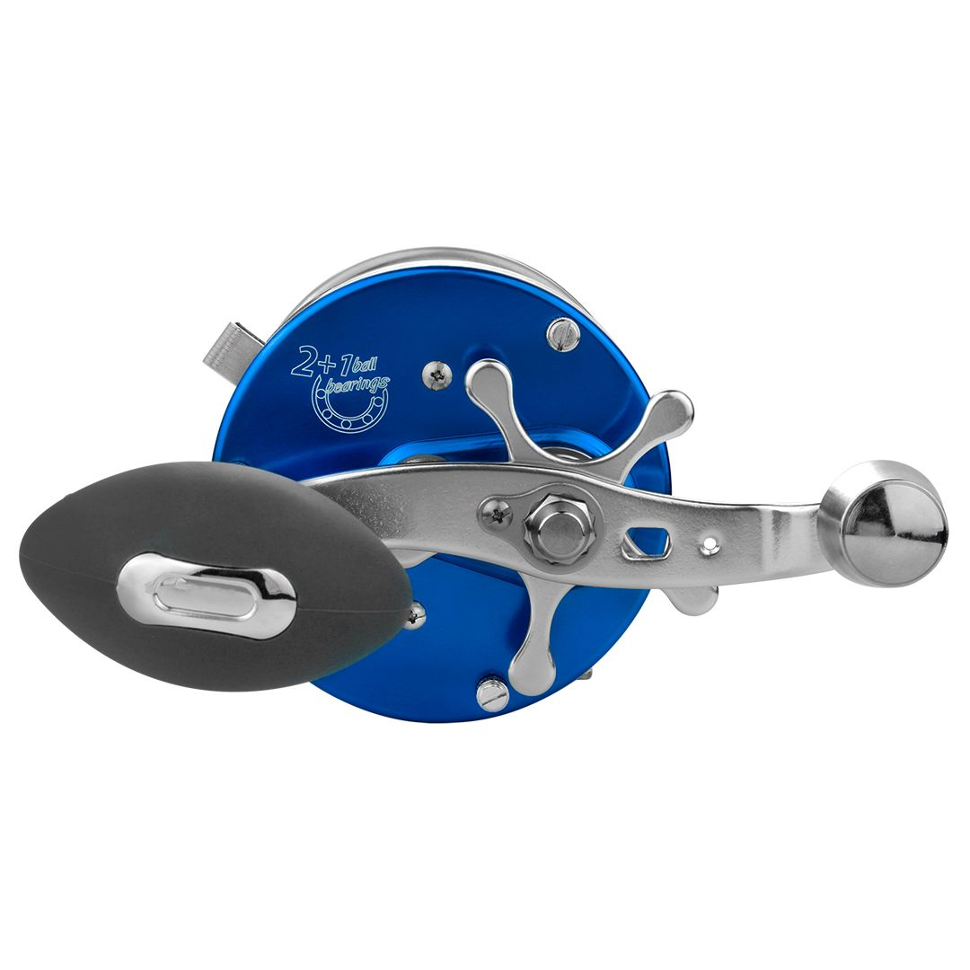 Carretilha Omega 80 Azul Direita - Albatroz Fishing - Imagem 3