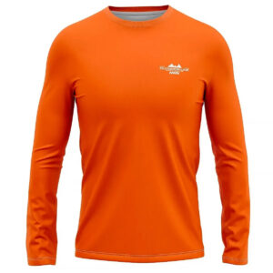 Camisa Térmica Segunda Pele Brk Infantil Laranja com Proteção UV50+