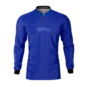Camisa de Pesca Brk Anzol Azul com Proteção Solar UV50+
