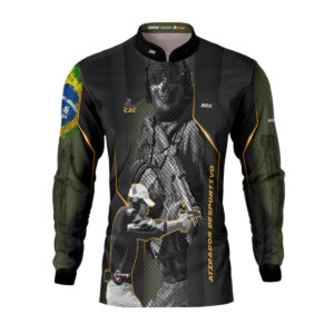 Camisa Militar Brk Atirador Esportivo com Proteção Solar UV50+